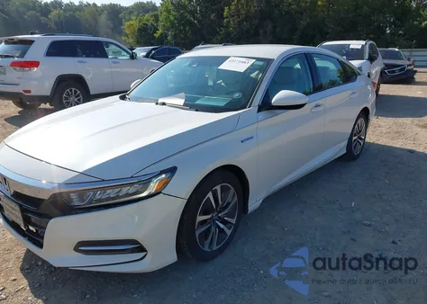 2018 Honda Accord Hybrid z USA, uszkodzony, nr VIN 1HGCV3F11JA010260